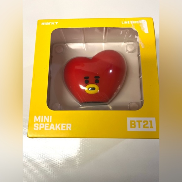 BTS LINE FRIENDS BT21 character TATA Mini Speaker Portable Bluetooth Speaker